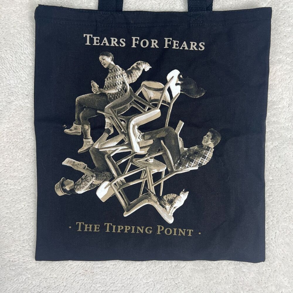 Tears For Fears The Tipping Point World Tour 2022 VIP Swag Tote Bag 100% Cotton